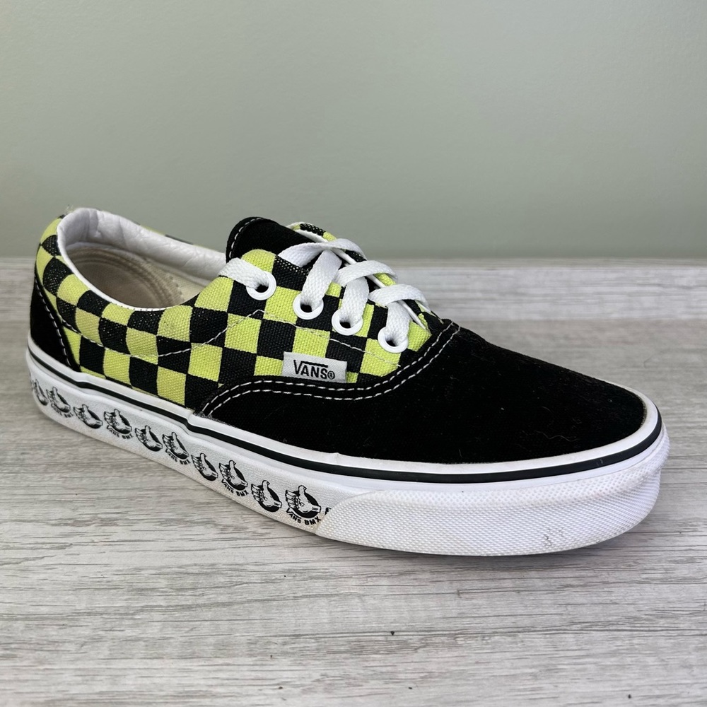 Vans Era BMX black and sharp green skate shoes women’s size 6 - Picture 2 of 9